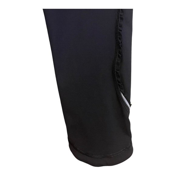 Lululemon Fast Free Crop Legging Size 4 Black High Noon Dot Lilac Running READ - Picture 9 of 16